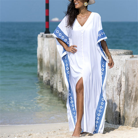 Women's Beach Kaftan Loose Summer Dress