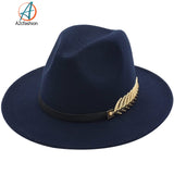 fedora hat/navy blue/Costume hat/Headgear/Cap/Sun Hat/accessories/fashion accessory