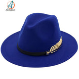 fedora hat/Royal blue /hat/Headgear/Cap/Sun Hat/accessories/fashion accessory