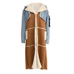 Kira - Denim Patchwork Coat