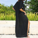 Women's Summer Kaftan Beach Wear Cotton Dress Plus Size