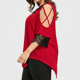 Sexy- Womens Blouses Oversized