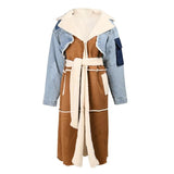 Kira - Denim Patchwork Coat