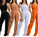 Lucy - 2 Piece Ruffle Pant Sets (a2cfashion)