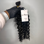 Water Wave Bulk Hair Extensions for Boho Knotless Braiding A2c