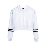 Women Printed Korean High-waisted Navel Sportswear Hooded Sweater