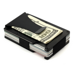 Stainless steel carbon super-moving Card Holder