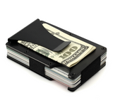 Stainless steel carbon super-moving Card Holder