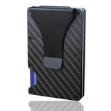 Stainless steel carbon super-moving Card Holder