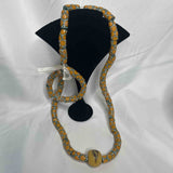African Beads NECKLACE and bracelet