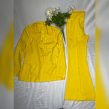 Beautiful blazer/women's blazer/blazer set/yellow blazer set