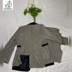 Bling bling blazer set/blazer set/women's set/women outfit