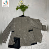 Bling bling blazer set/blazer set/women's set/women outfit