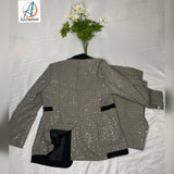 Bling bling blazer set/blazer set/women's set/women outfit