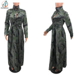 Maxidress/a2cfashion divadress/long dress/camouflage dress /letter print dress/african outfit