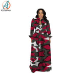 Maxidress/a2cfashion divadress/long dress/camouflage dress /letter print dress/african outfit