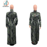 Maxidress/a2cfashion divadress/long dress/camouflage dress /letter print dress/african outfit