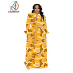 Maxidress/a2cfashion divadress/long dress/camouflage dress /letter print dress/african outfit