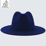 fedora hat/navy blue/Costume hat/Headgear/Cap/Sun Hat/accessories/fashion accessory