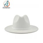 fedora hat/white/Costume hat/Headgear/Cap/Sun Hat/accessories/fashion accessory