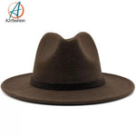 fedora hat/dark coffee/Costume hat/Headgear/Cap/Sun Hat/accessories/fashion accessory