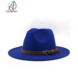 fedora hat /jazz hat/Royal Blue