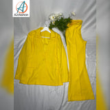 Beautiful blazer/women's blazer/blazer set/yellow blazer set