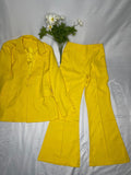 Beautiful blazer/women's blazer/blazer set/yellow blazer set