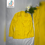 Beautiful blazer/women's blazer/blazer set/yellow blazer set