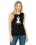 Yoga Bella + Canvas Ladies' Jersey Muscle Tank | B6003