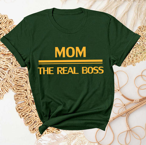pod/ forest shirt/ mom the real boss