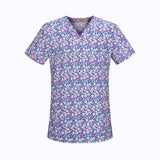 Cotton Cartoon Print Spa Uniform