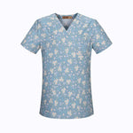 Cotton Cartoon Print Spa Uniform