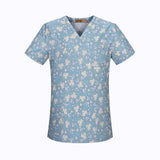 Cotton Cartoon Print Spa Uniform