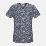 Cotton Cartoon Print Spa Uniform
