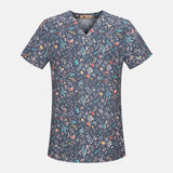 Cotton Cartoon Print Spa Uniform