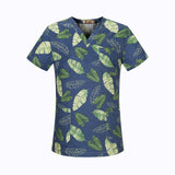 Cotton Cartoon Print Spa Uniform