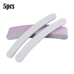 Professional Nail File 100/180 Half Moon Sandpaper