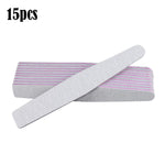 Professional Nail File 100/180 Half Moon Sandpaper