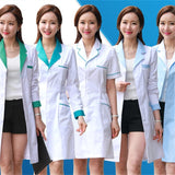Spa Beauty Uniform  Salon Long Jacket Gown