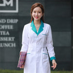 Spa Beauty Uniform  Salon Long Jacket Gown