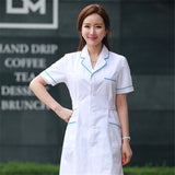 Spa Beauty Uniform  Salon Long Jacket Gown