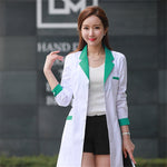 Spa Beauty Uniform  Salon Long Jacket Gown