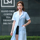 Spa Beauty Uniform  Salon Long Jacket Gown