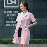Spa Beauty Uniform  Salon Long Jacket Gown