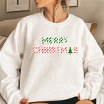 white sweatshirt merry christmas